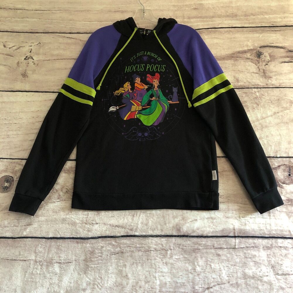 Disney Our Universe Hocus Pocus Hoodie S Sanderson Sisters Sweatshirt Halloween